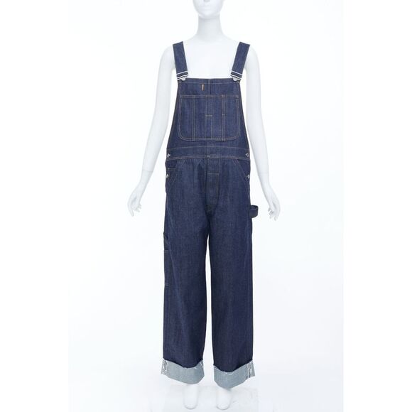 Dior Pants - Christian Dior Oblique Raw Denim Overalls
